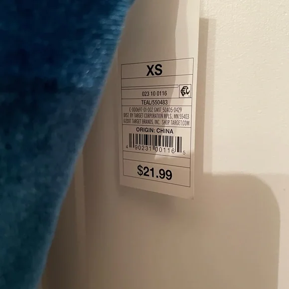 Women’s teal velvet bodysuit - Picture 3 of 6